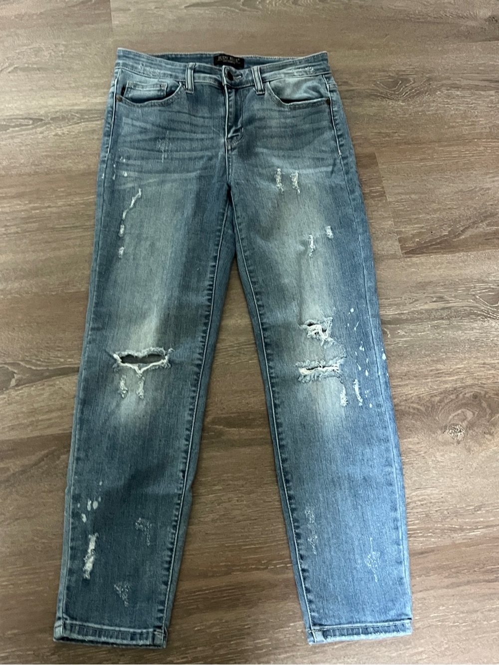 Judy Blue blue distressed jeans size 9/29 #distressed #denim
